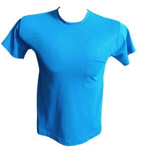 Small Vintage B.V.D. Pocket T-Shirt Single Stitch Nylon 1960's Color-tone USA